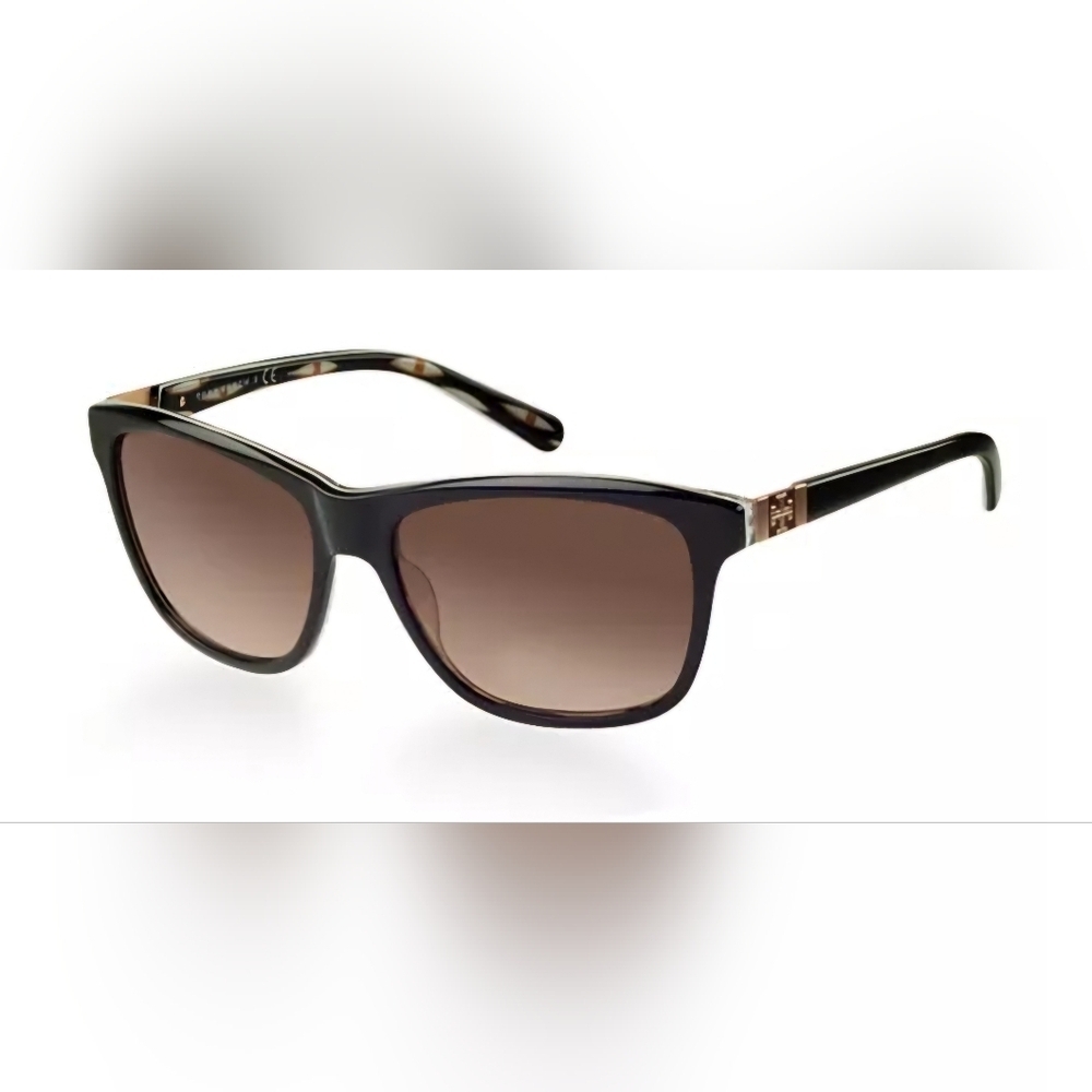 Tory Burch Black Sunglasses, Case, & Dust Bag